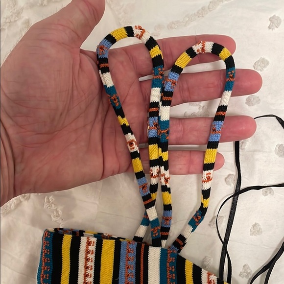 Zara Multicolor Striped Top and Shorts Set two piece nwt small - Picture 10 of 10